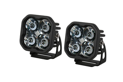 Cubierta de ventilación LED para Tacoma DD SS3 2024 (negro mate) + par de luces LED deportivas DD SS3