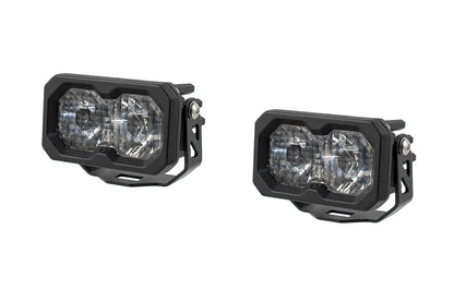 Cubierta de ventilación LED para Toyota Tundra 2022 (negro mate ASA) Baja Designs S1