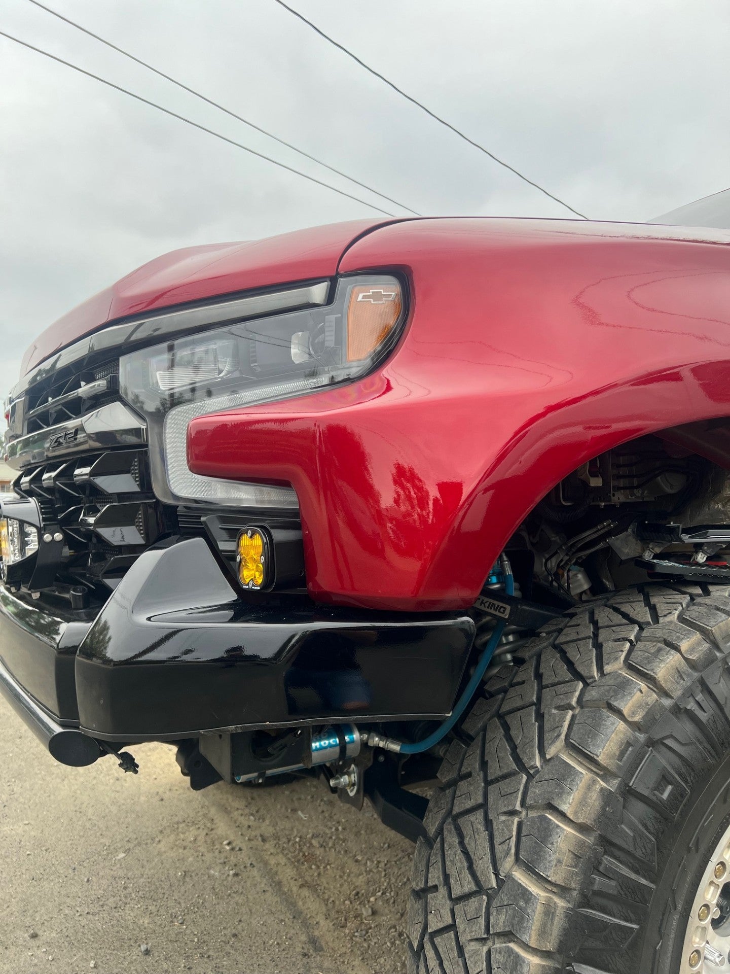 Cubierta de ventilación LED para Toyota Tundra 2022 (negro mate ASA) Baja Designs S1